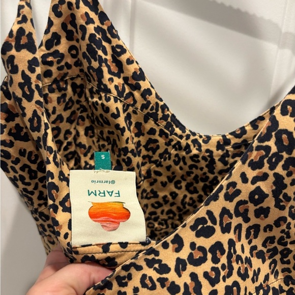 farm rio leopard dress sz small - Picture 3 of 3